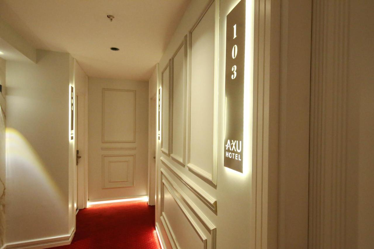 Axu Airport Hotel Arnavutkoy Esterno foto A corridor at the hotel